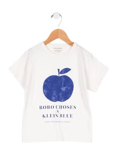 Pre-owned Bobo Choses Babies' Toddler Boys' Graphic Short Sleeve Shirt In Neutrals