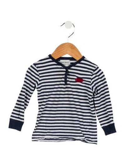 Pre-owned Bobo Choses Babies' Toddler Boys' Striped T-shirt In Blue/white