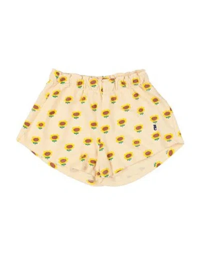 Bobo Choses Babies'  Toddler Girl Shorts & Bermuda Shorts Pastel Yellow Size 6 Cotton, Organic Cotton