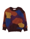 Bobo Choses Toddler Girl Sweater Burgundy Size 4 Acrylic, Mohair Wool, Wool, Polyamide In Red