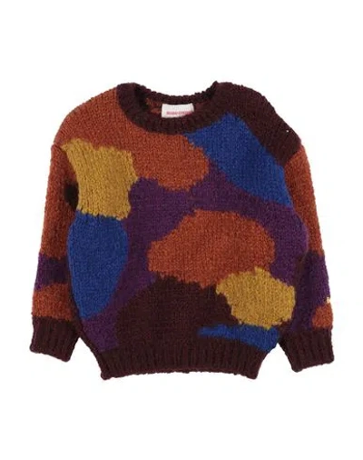 Bobo Choses Babies'  Toddler Girl Sweater Burgundy Size 4 Acrylic, Mohair Wool, Wool, Polyamide In Red