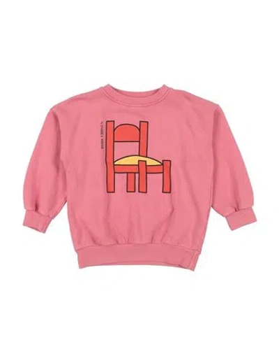 Bobo Choses Babies'  Toddler Girl Sweatshirt Antique Rose Size 6 Organic Cotton, Recycled Cotton In Pink