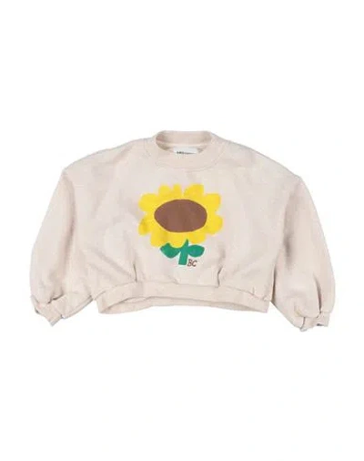 Bobo Choses Babies'  Toddler Girl Sweatshirt Beige Size 6 Cotton, Organic Cotton In Yellow