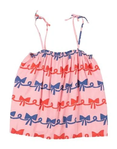 Bobo Choses Babies'  Toddler Girl Top Pink Size 6 Viscose, Linen In Multi