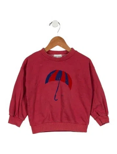 Pre-owned Bobo Choses Babies' Toddler Girls' Sweatshirt In Red