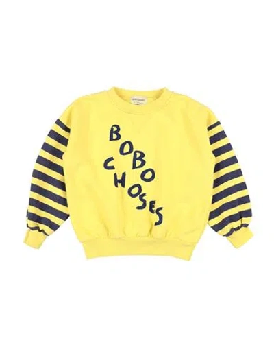 Bobo Choses Babies'  Toddler Sweatshirt Yellow Size 6 Organic Cotton, Recycled Cotton