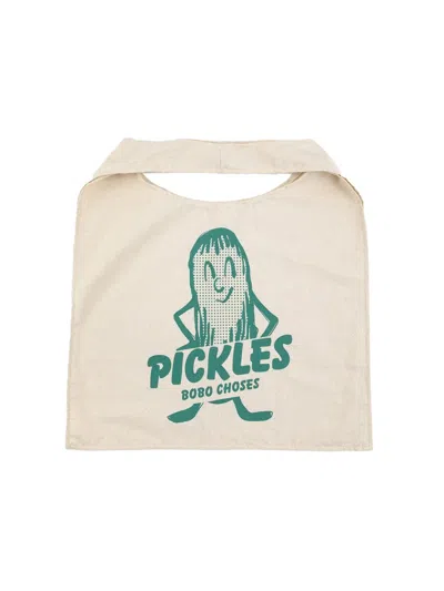 Bobo Choses Tote Bags "pickles" In White