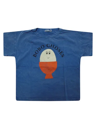 Bobo Choses Ts Mm Egg In Light Blue