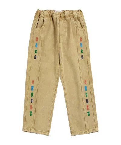 Bobo Choses Kids'  Twill Pants In Multi