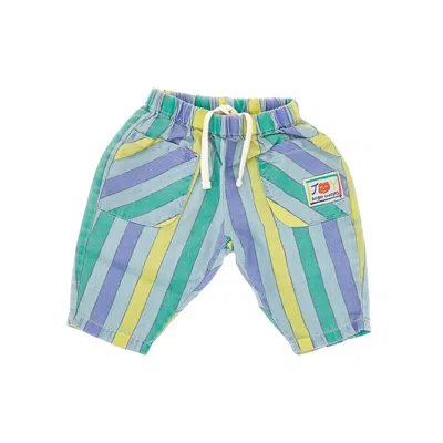 Bobo Choses Ulticolor Stripes Denim Pants Kids In Multicolor