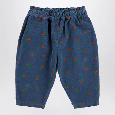 Bobo Choses Unisex Corduroy Trousers In Blue