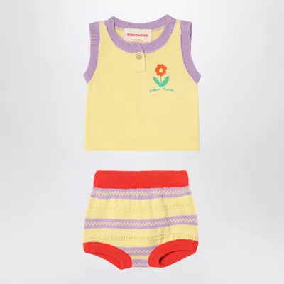 Bobo Choses Unisex Floral Two-piece Set In Multi