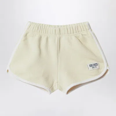 Bobo Choses Unisex Yellow Mini Shorts In White