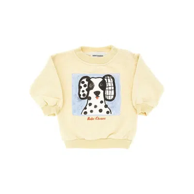 Bobo Choses 'van Dog' Crewneck Sweatshirt Kids In Yellow