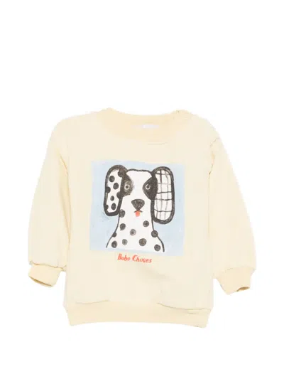 Bobo Choses Babies' Van Dog Graphic Top In Neutral