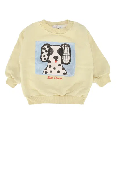 Bobo Choses Van Dog Sweartshirt In Yellow