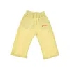 Bobo Choses Vichy Cotton-blend Pants Kids In Yellow