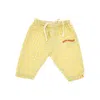 Bobo Choses Vichy Seersucker Pants Kids In Yellow
