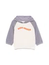 Bobo Choses Wavy  Terry Cloth Hoodie In Blue