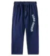 Bobo Choses Wavy Logo Jeans In Blue