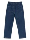 Bobo Choses Wavy-logo Jeans In Blue