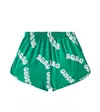 Bobo Choses Wavy Logo Swim Trunks In Green