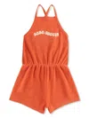 Bobo Choses Wavy Playsuit In Orange