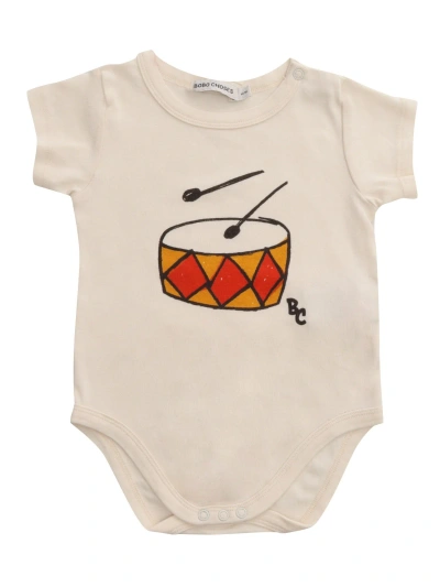 Bobo Choses White Bodysuit With Print