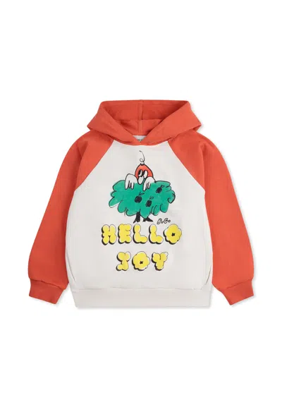 Bobo Choses White Sweatshirt For Kids With Writing