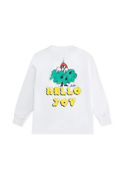 Bobo Choses White T-shirt For Kids With Writing