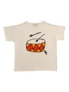 BOBO CHOSES WHITE T-SHIRT WITH PATTERN