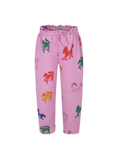 Bobo Choses Wonder Horse All Over Paper Bag Jogging Pants In Pink