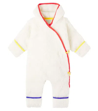 Bobo Choses X Binibamba Baby Shearling Jumpsuit In White