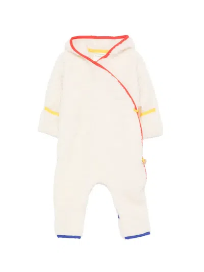 Bobo Choses Babies' X Binibamba Hooded Romper In Neutral