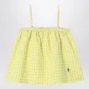 Bobo Choses Check Pattern Top In Yellow