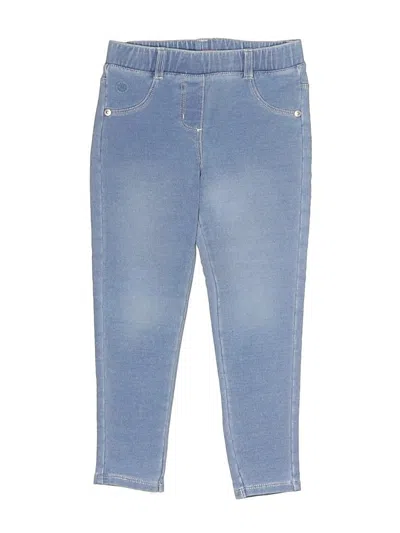 Pre-owned Boboli Kids' Jeggings In Blue