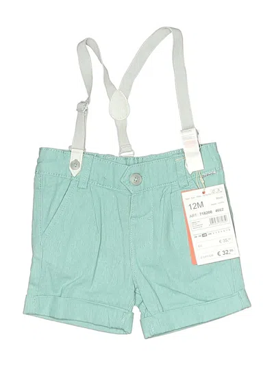 Pre-owned Boboli Babies' Overall Shorts In Blue