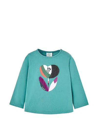 Boboli Babies' Tulip-graphic T-shirt In Multi