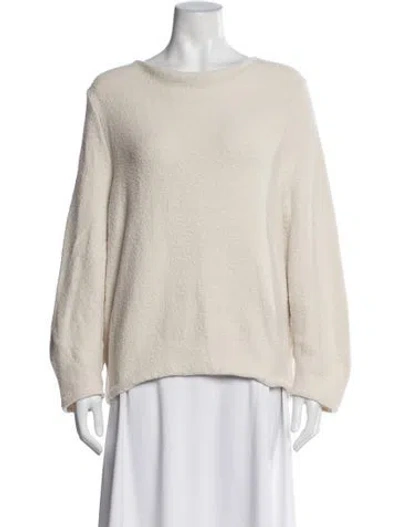Pre-owned Boboutic Bateau Neckline Sweater In Neutral