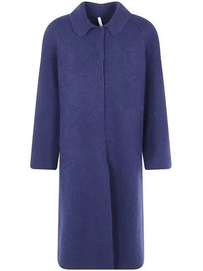 Boboutic Cashmere Spread-collar Coat In Black