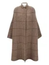 Boboutic Double-breasted Coat In Brown