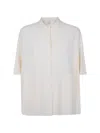 Boboutic Collared Shirt In White