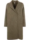 Boboutic Double Breast Coat In Forest Green