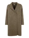Boboutic Double Breast Coat In Green