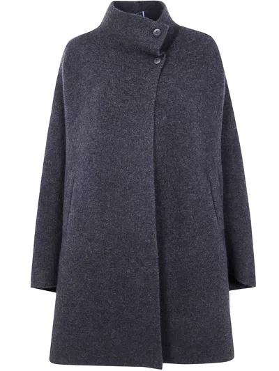 Boboutic Double Breasted Coat In Gray