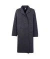 Boboutic Double Breasted Coat In Blue