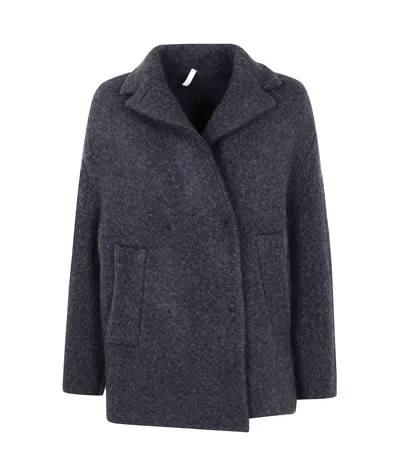 Boboutic Double Breasted Jacket In Blue
