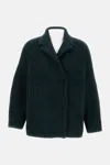 Boboutic Button-fastening Collared Jacket In Green