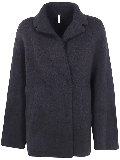Boboutic Double-breasted Jacket "bob`s Coat" In Black