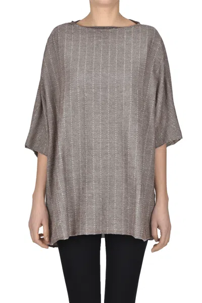 Boboutic Knitted Top In Gray